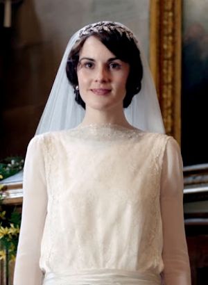 Downton Abbey - www.myLusciousLife.com - Mary wedding dress.jpg